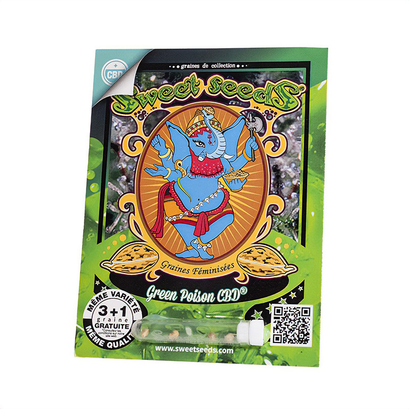 Green Poison CBD - Sweet Seeds - Semi CBD, vista 4