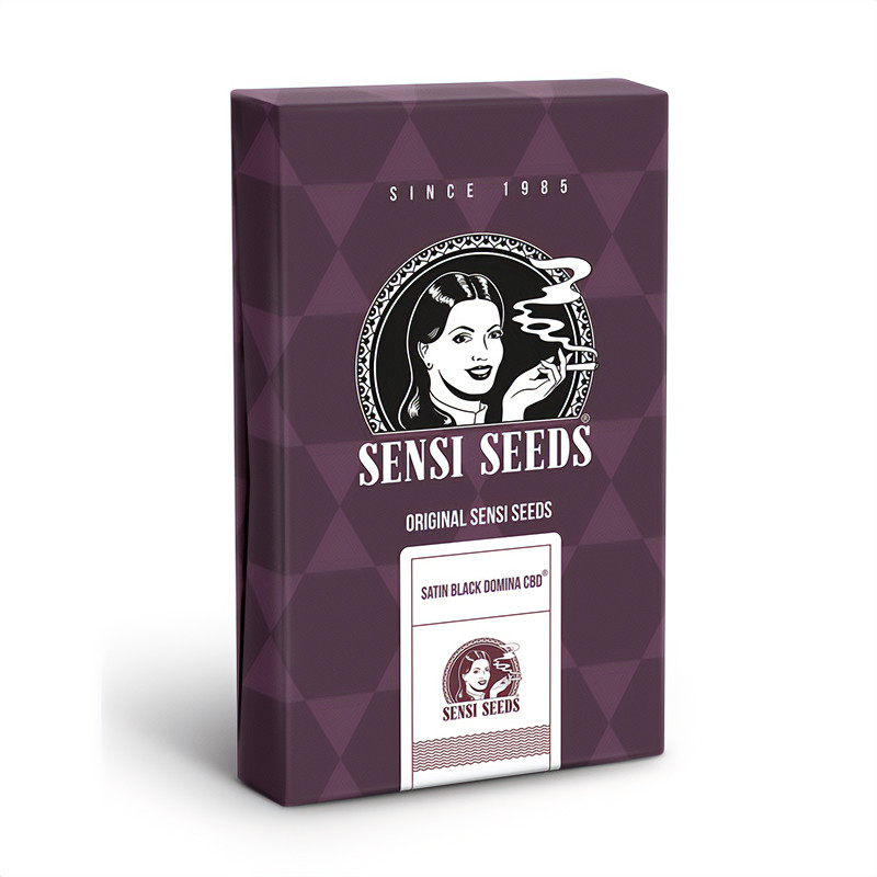 Satin Black Domina - Sensi Seeds - Semi CBD, vista 3